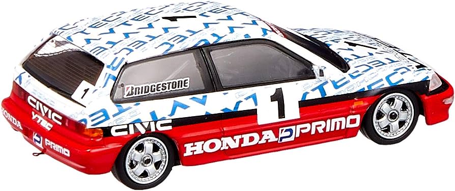 INNO64 1/64 HONDA CIVIC EF9 Gr.N #1 Suzuka Test Car 1990 AYRTON