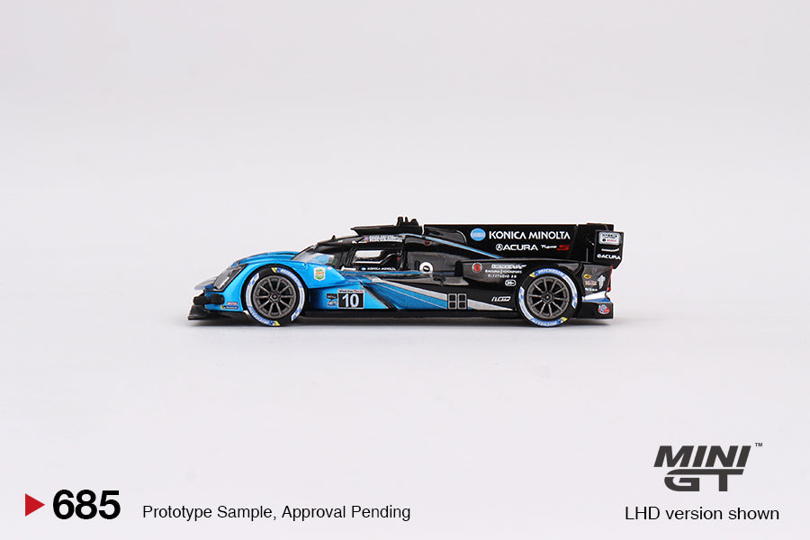 MINI GT #685 Acura ARX-06 GTP #10 No. 10 Konica Minolta Acura ARX