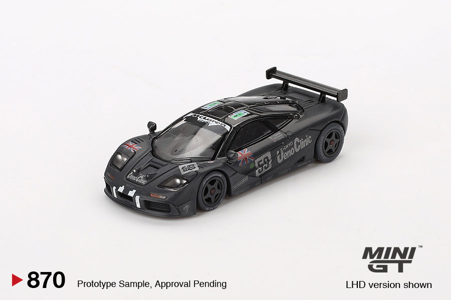超レア ミニッツ 新品入手困難　McLaren F1 GTR 国際開発レーシング 2025 MINI GT #870 McLaren F1 GTR #59 1995 Le Mans 24Hr Winner Post