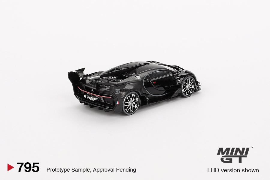 MINI GT #795 Bugatti Vision Gran Turismo Black – J Toys Hobby