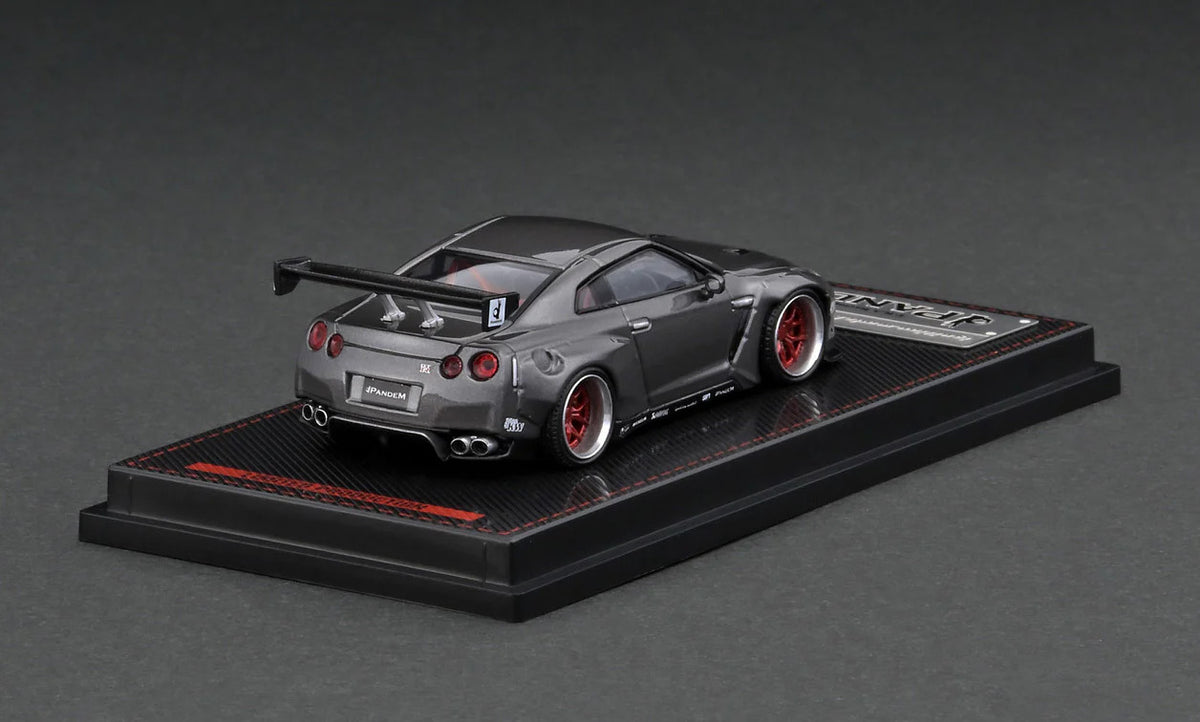 Ignition Model 1/64 PANDEM R35 GT-R Gun Metallic IG2796 – J Toys Hobby