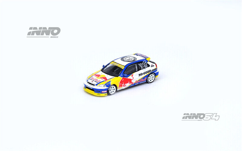 INNO64 1/64 HONDA CIVIC Type-R EK9 NO GOOD RACING RED BULL