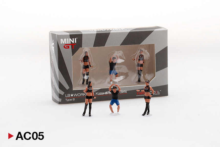 ミニカー MINIGT LBWORKS Mr. Kato & Show Girls B MINI GT #AC05 LB☆Works Mr. Kato & Show Girls Type B – J Toys Hobby