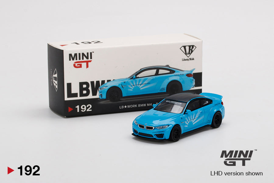 MINI GT #192 LB☆WORKS BMW M4 Baby Blue – J Toys Hobby