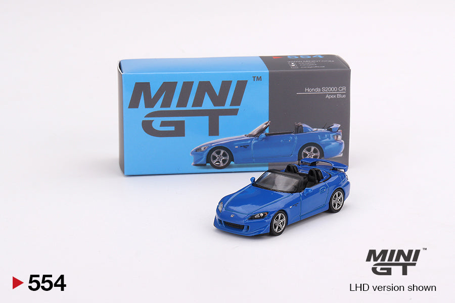 MINI GT #554 Honda S2000 (AP2) CR Apex Blue – J Toys Hobby