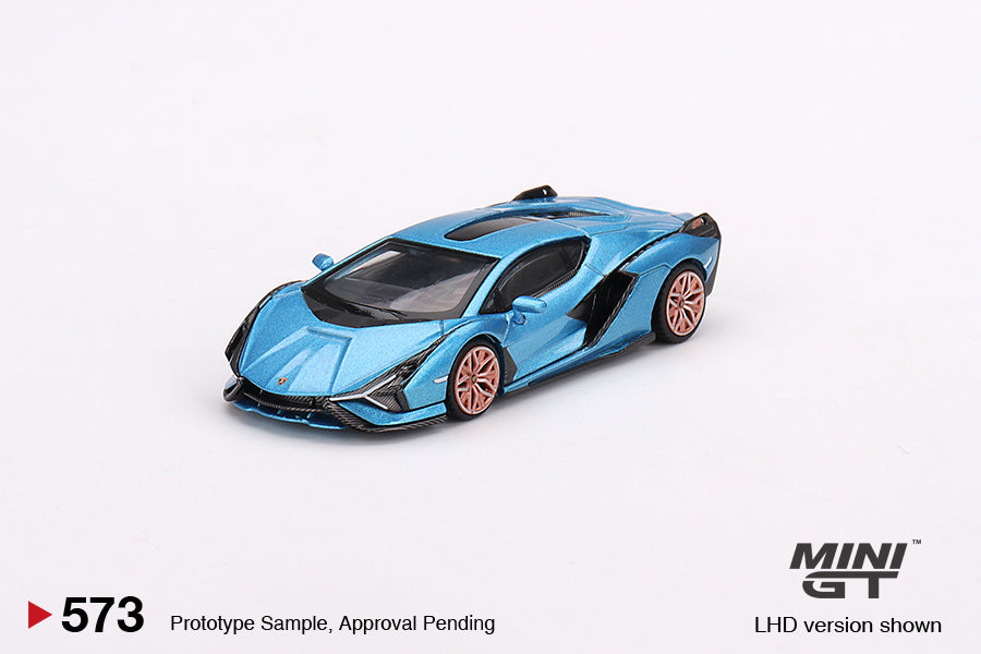 MINI GT #573 Lamborghini Sián FKP 37 Blu Aegir – J Toys Hobby