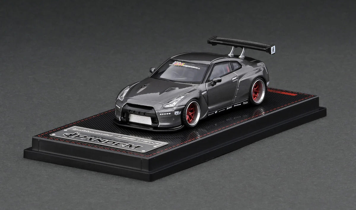 Ignition Model 1/64 PANDEM R35 GT-R Gun Metallic IG2796 – J Toys Hobby