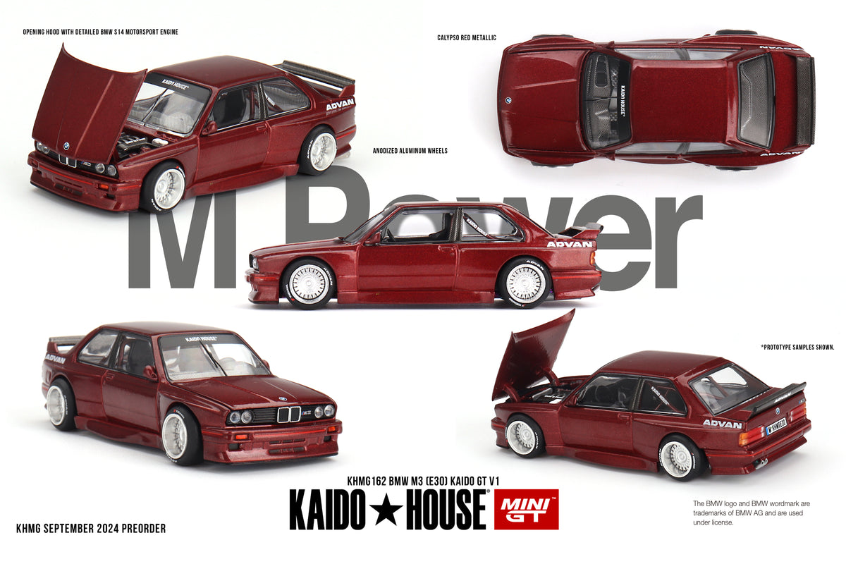 MINI GT  M3 E30 ミニカーセット MINI GT x KAIDOHOUSE #162 BMW M3 (E30) Kaido GT V1 – J Toys Hobby
