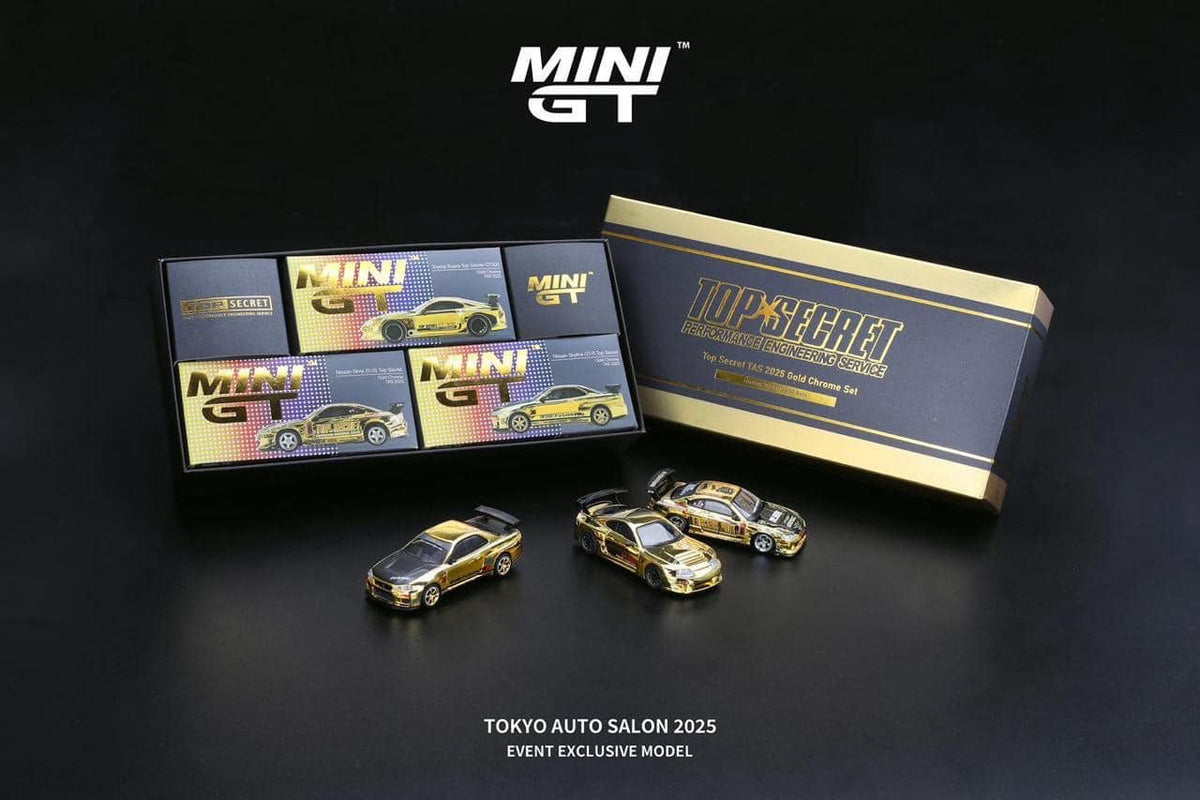 MINI GT TOP SECRET Tokyo Auto Salon 2025 Limited Edition Set