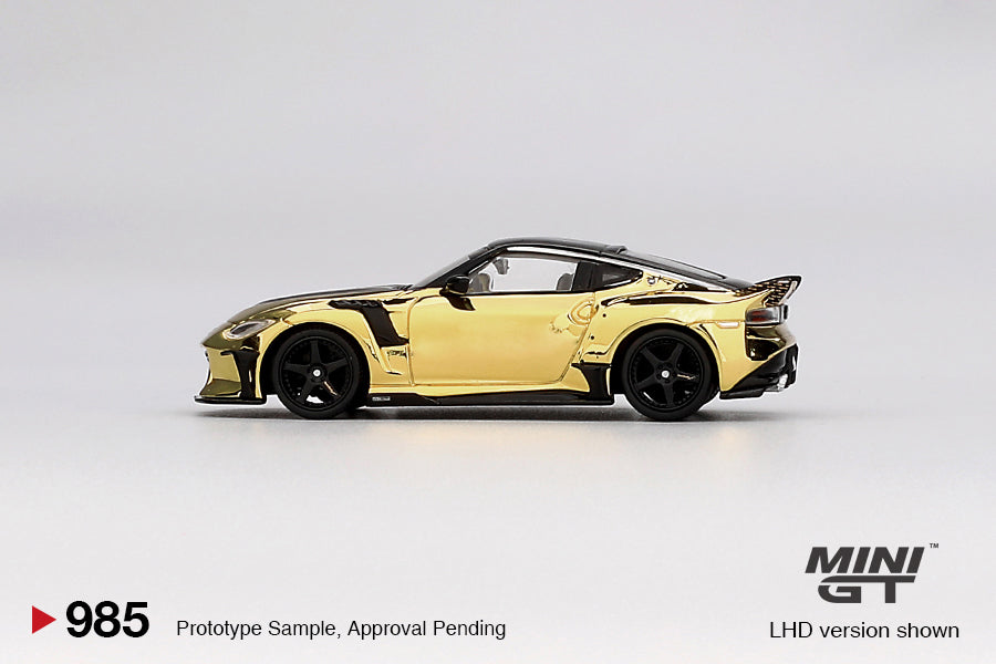 100%正規品4XL新品リミテッド2025ゴールドコレクションGOLDベッツ50 2025 MINI GT #985 Nissan Z VeilSide FFZ400 Gold Chrome – J