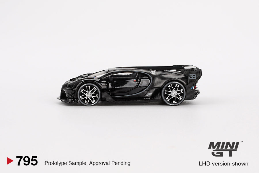 ミニカー MINI GT Bugatti Vision Gran Turismo MINI GT #795 Bugatti Vision Gran Turismo Black – J Toys Hobby