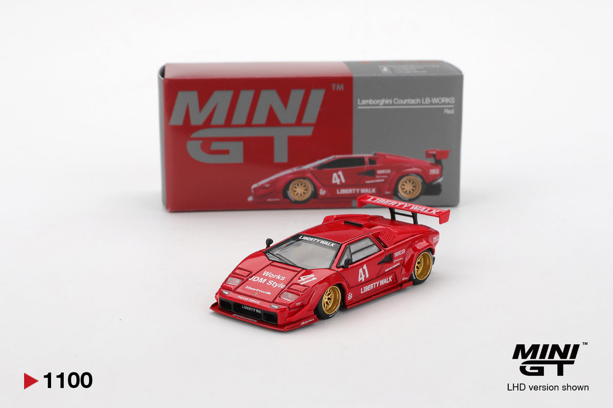 ミニカー MINIGT Lamborghini Countach LB-WORKS MINI GT 1/64 Lamborghini Countach LB-WORKS White 2024 Tokyo Auto