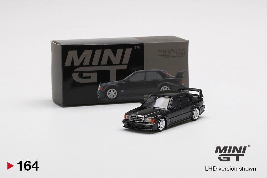 MINI GT #164 Mercedes-Benz 190E 2.5-16 Evolution II Black Pearl Metall