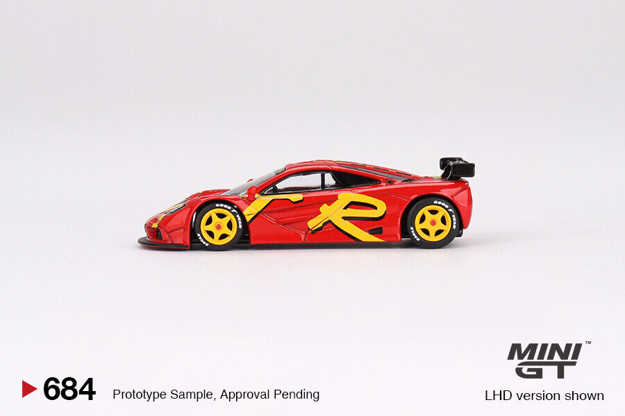 McLaren F1 GTR prototype ミニカー ミニチャンプス RARE! RED 1/12 MINICHAMPS MCLAREN F1 GTR ROADCAR FIRST