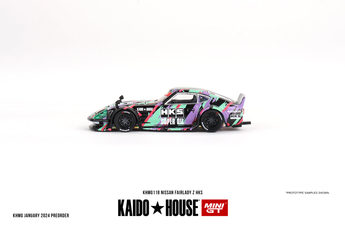 2024 MINI GT x KAIDOHOUSE #118 Nissan Fairlady Z HKS – J Toys Hobby