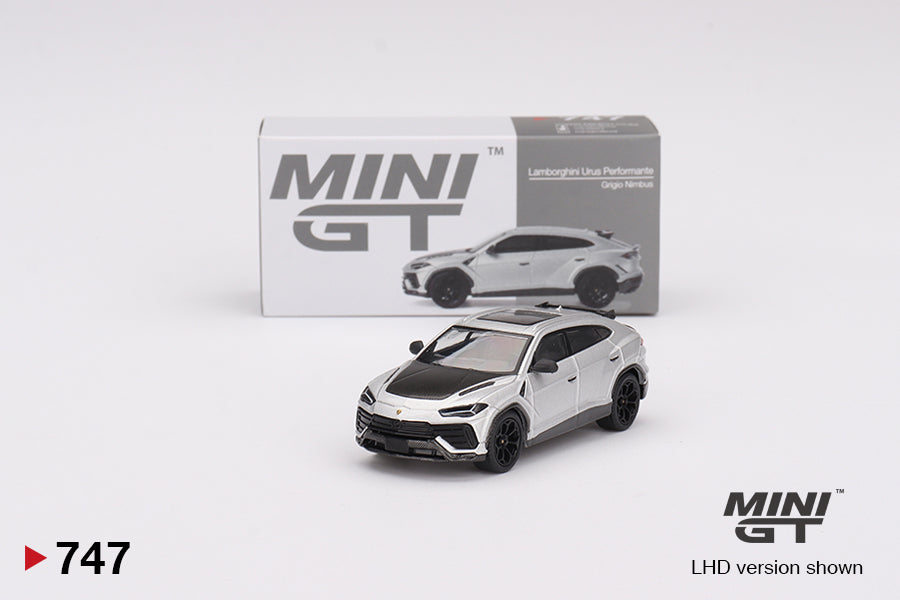 2024 MINI GT #747 Lamborghini Urus Performante Grigio Nimbus – J