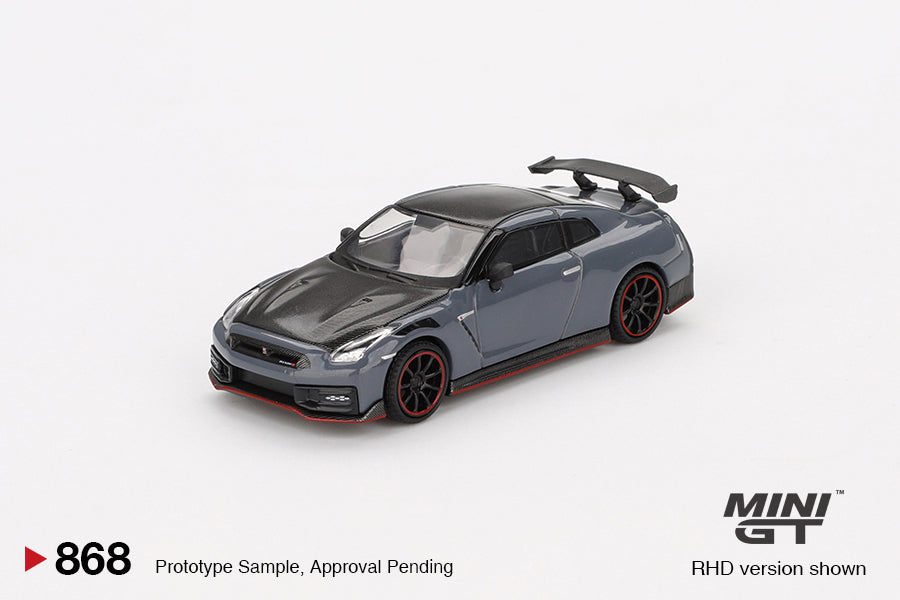 2025 MINI GT #868 Nissan GT-R R35 Nismo 2024 NISMO Stealth Gray