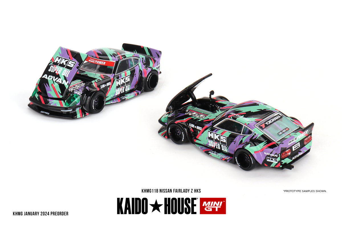 2024 MINI GT x KAIDOHOUSE #118 Nissan Fairlady Z HKS – J Toys Hobby