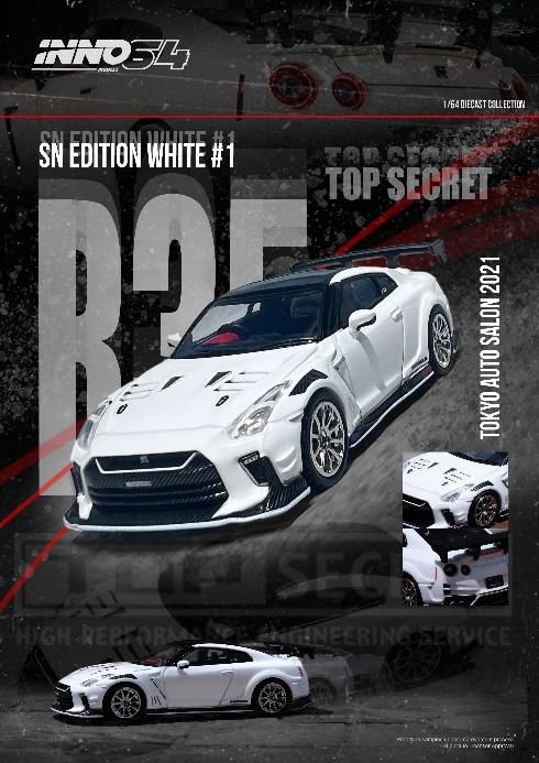 2025 INNO64 Nissan GT-R R35 Top Secret Tokyo Auto Salon 2021 – J