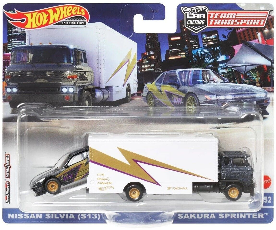 Hot Wheels 2023 Team Transport NISSAN SILVIA S13 SAKURA