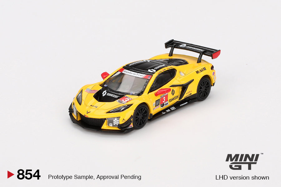 2025 MINI GT #854 Chevrolet Corvette Z06 GT3.R #3 Corvette Racing