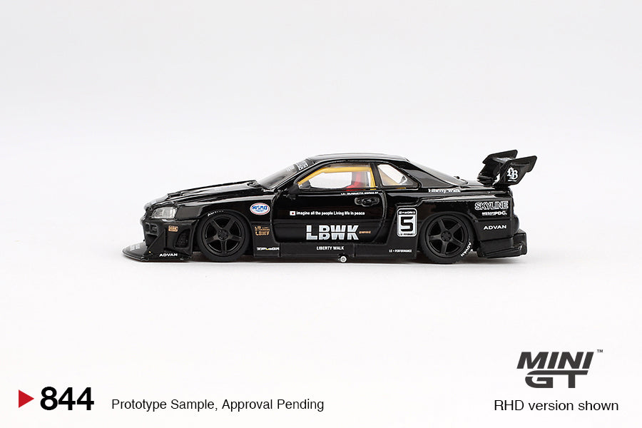 ミニカー Nissan LB-ER34 Super Silhouette Skyline Hot Wheels LB-ER34 Super Silhouette Nissan Skyline Fleet