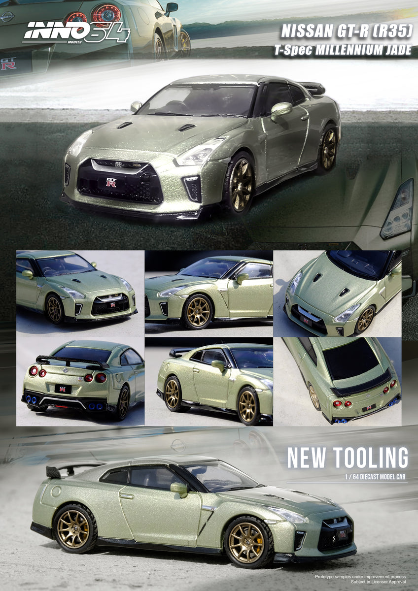 イノモデル 1/64 GTR-R35 INNO64 1:64 Nissan GT-R R35 (Millennium Jade) Green | eBay