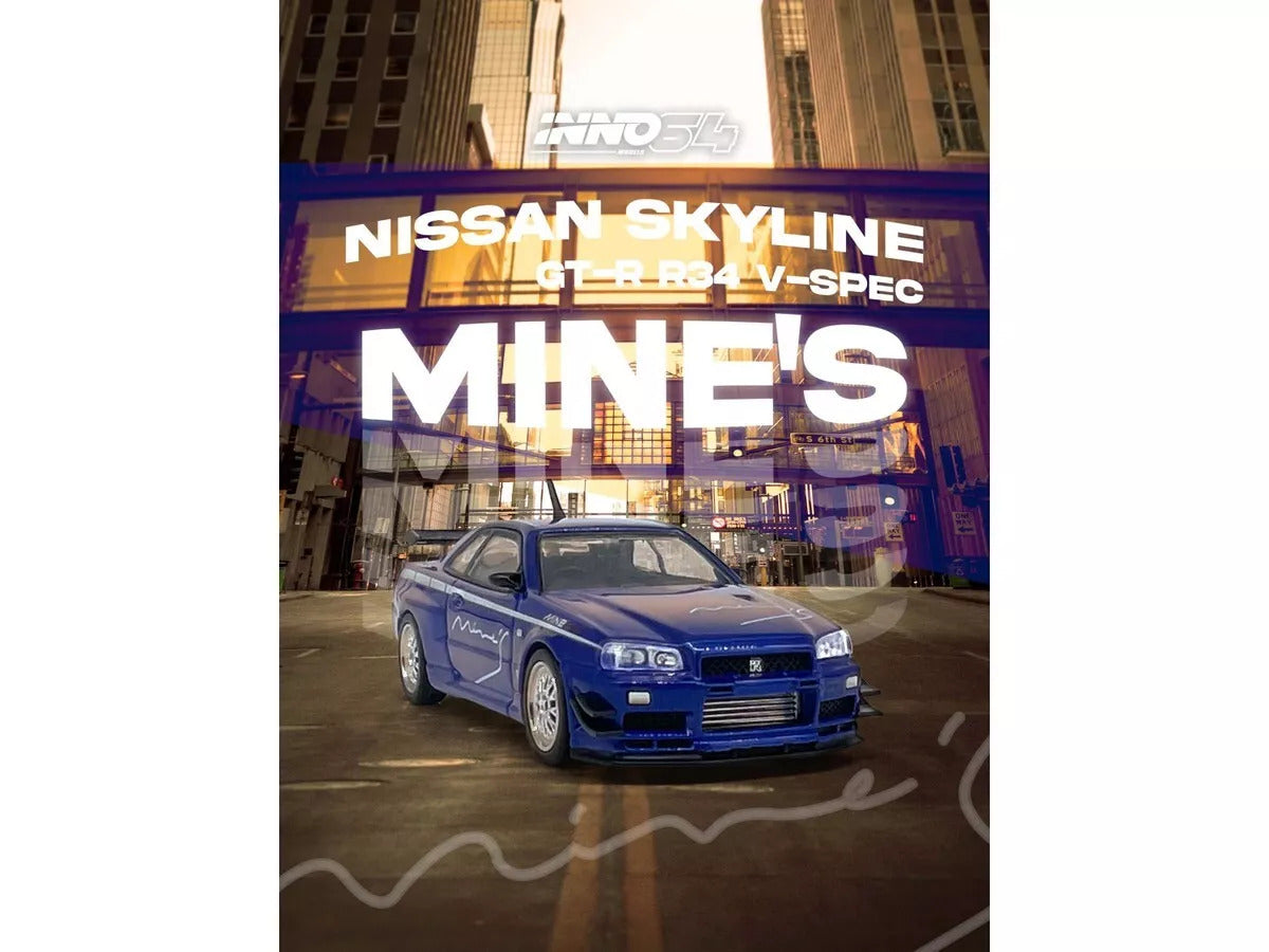 イノモデルズ1/64 Nissan Skyline R32 MINES GT-R 1:64 Mine's Nissan Skyline R32 GT-R – JDM Global Warehouse