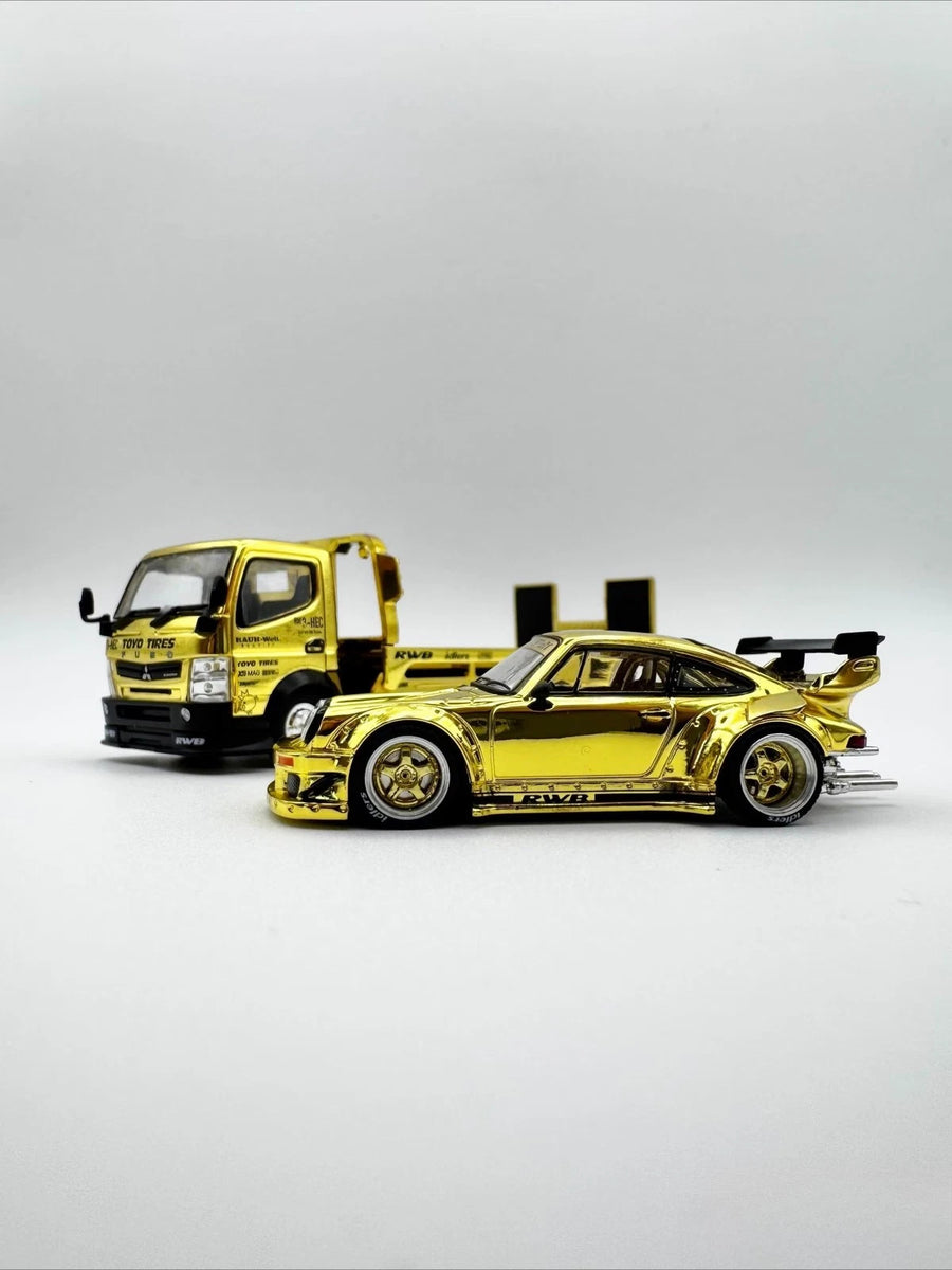 POPRACE 1:64 HEC EXCLUSIVE RWB 930 plus RWB Truck set – J Toys Hobby