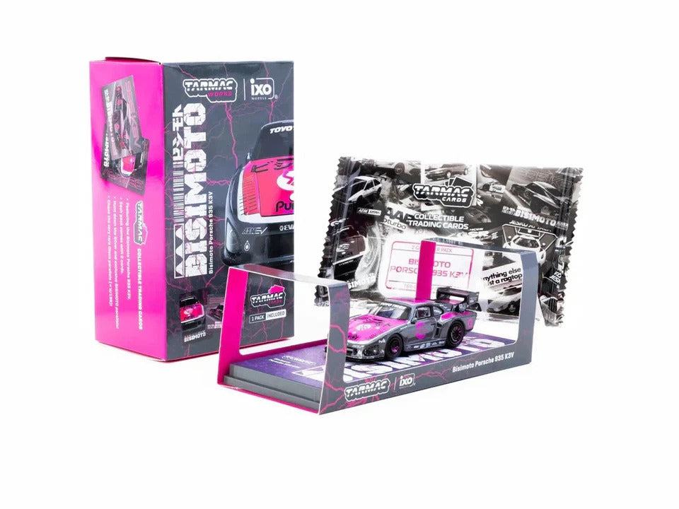 Tarmac Works X iXO Bisimoto Porsche 935 K3V with Trading Cards – J