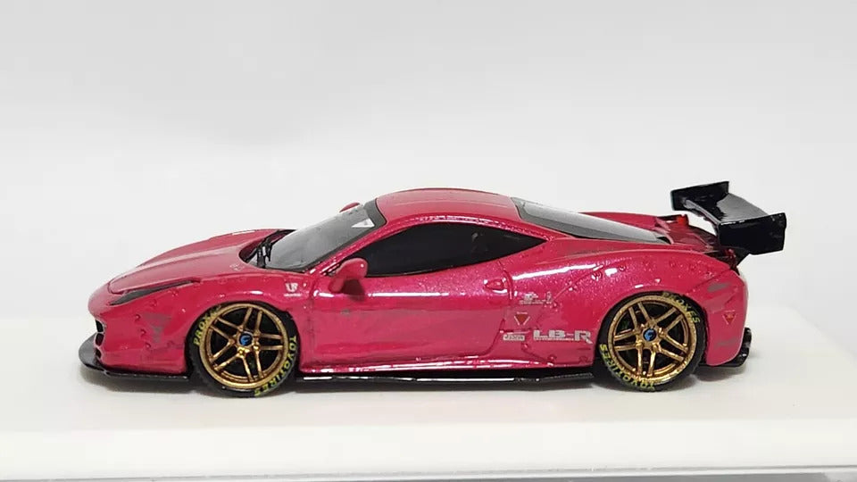 Veloce Ferrari 458 italia LB Performance Pink Resin – J Toys Hobby