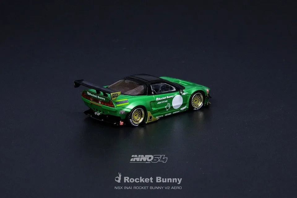 INNO64 1/64 Honda NSX (NA) Rocket Bunny V2 Aero Green