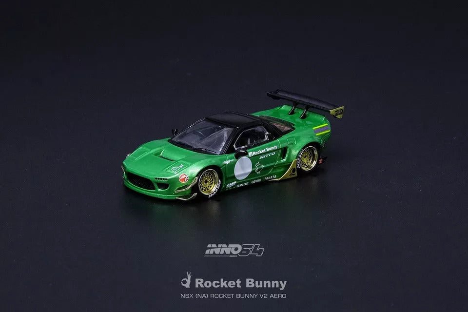 INNO64 1/64 Honda NSX (NA) Rocket Bunny V2 Aero Green
