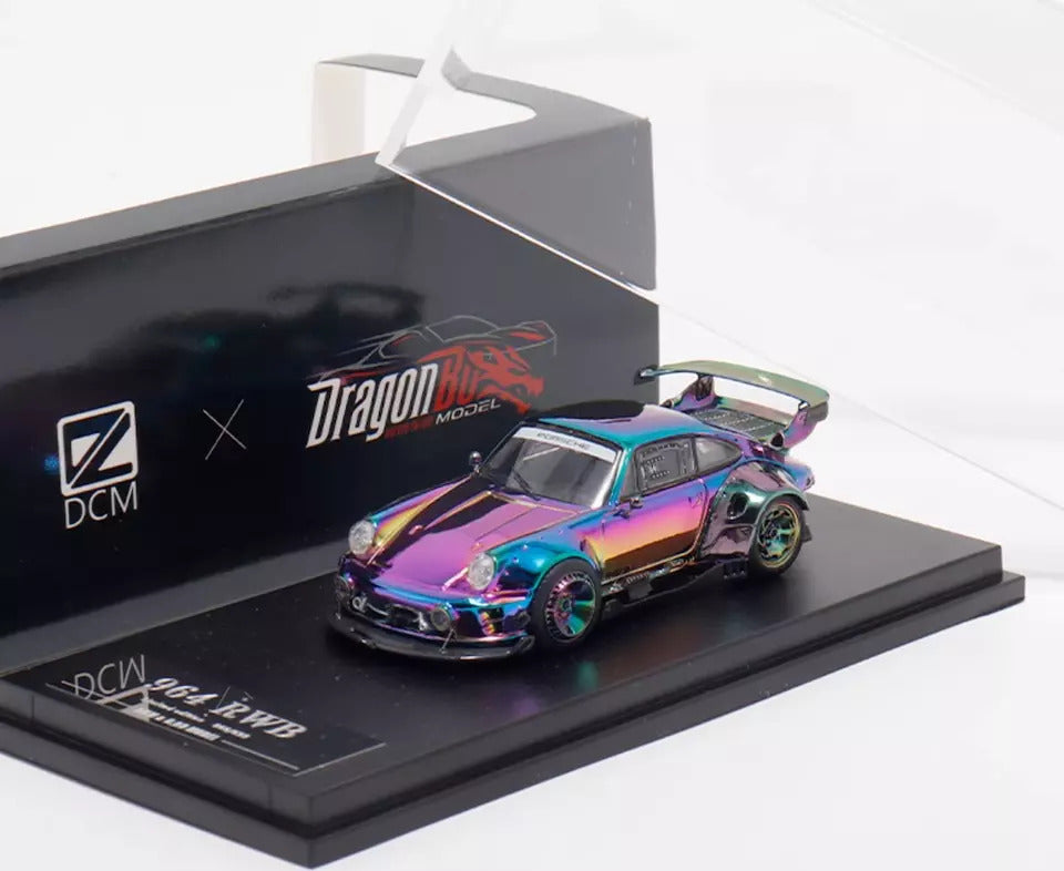 DMC 1:64 PORSCHE 964 RWB 911 Chameleon Chrome – J Toys Hobby