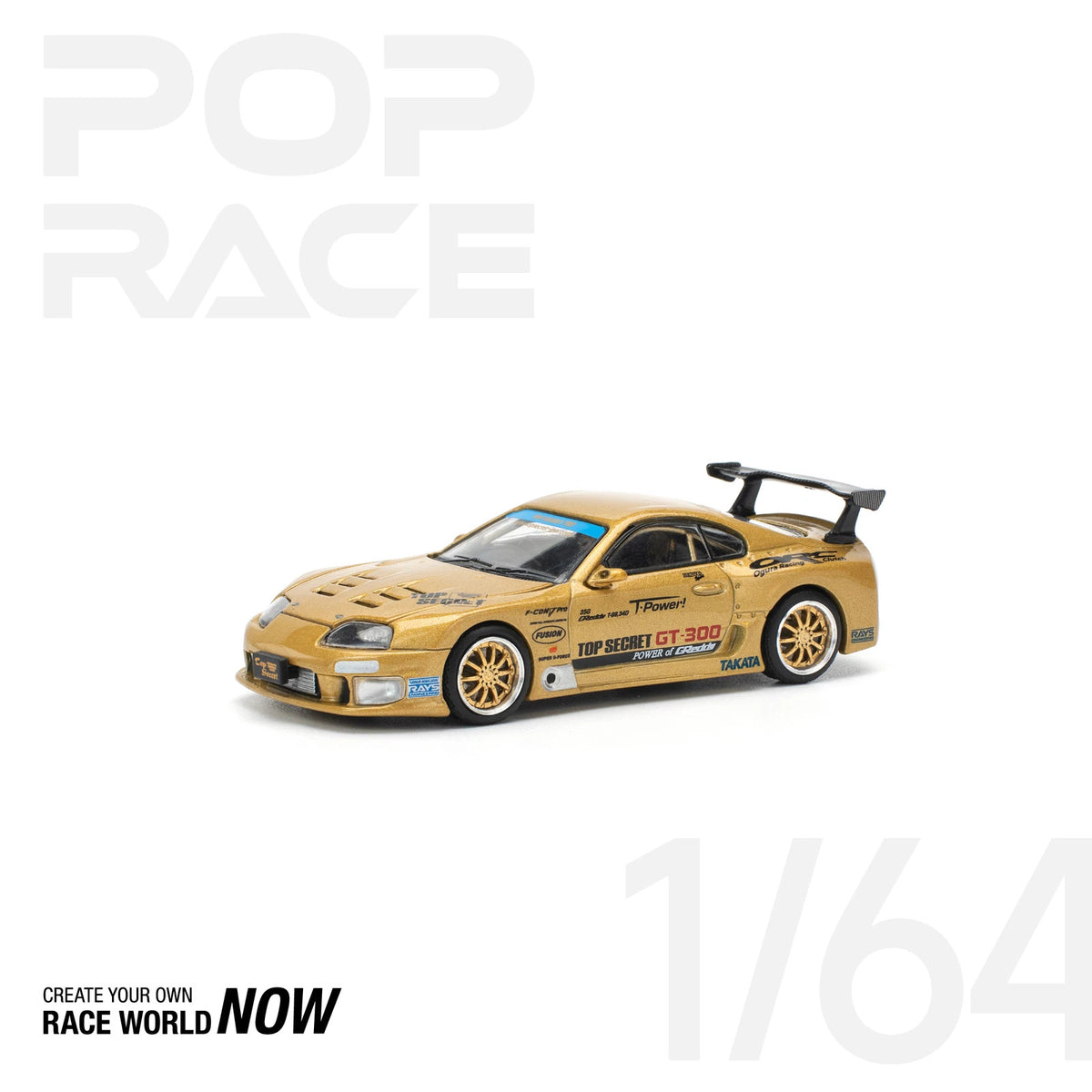 POPRACE 1:64 TOP SECRET GT300 SUPRA – J Toys Hobby