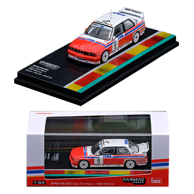 Tarmac Works BMW M3 Coupe E30 Evolution EVO Spa 24h Race