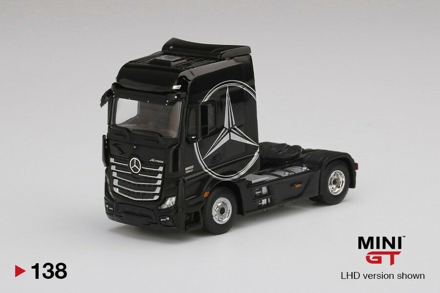 MINI GT 1:64 #138 Mercedes-Benz Actros Cab Only Black RHD – J Toys