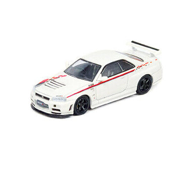 1/64 INNO64　日産スカイライン GT-R R34　ニスモ　ホワイト INNO64 1:64 Nissan Skyline GT-R R34 (White) Nismo Sports