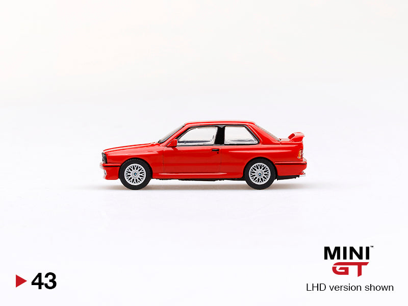 MINI GT #43 BMW M3 (E30) Henna Red LHD – J Toys Hobby