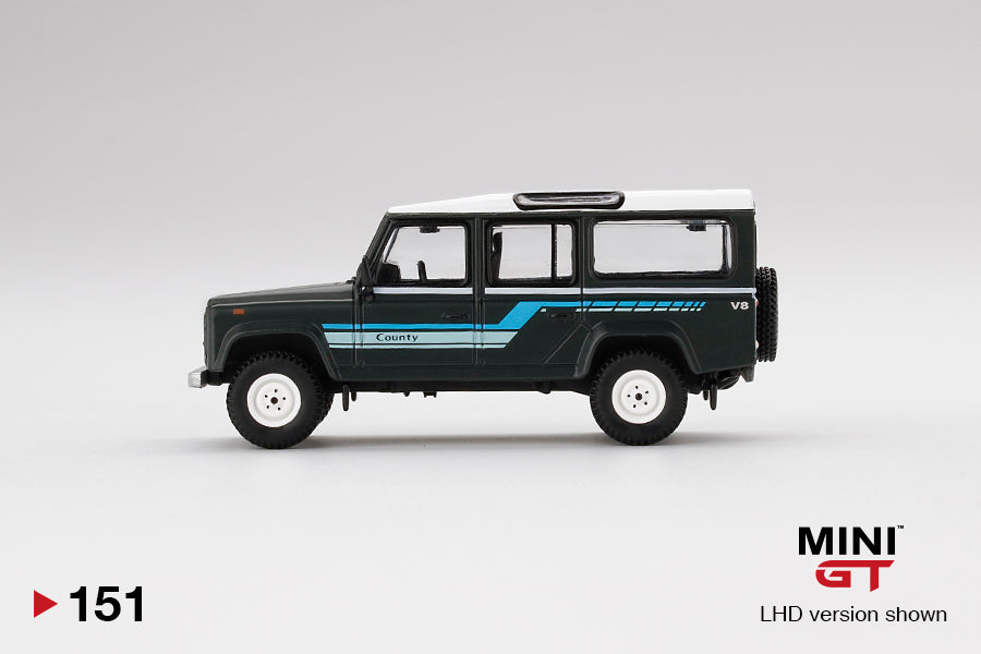 MINI GT #151 Land Rover Defender 110 1985 County Station Wagon