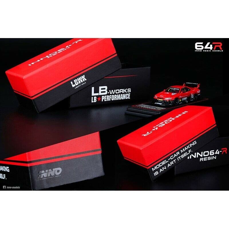 INNO64-R 1/64 NISSAN SKYLINE LBWK ER34 SUPER SILHOUETTE RESIN – J