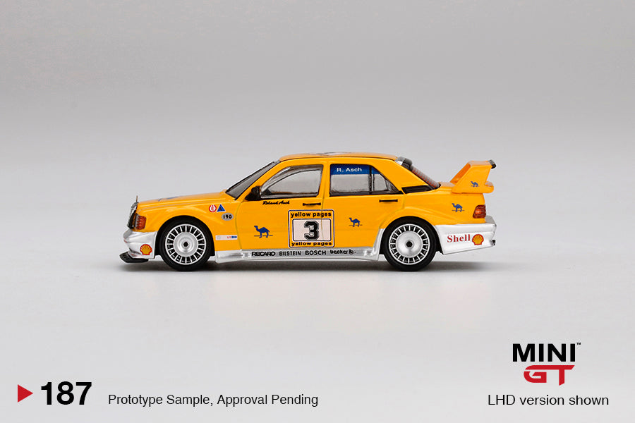 MINI GT #187 Mercedes-Benz 190E 2.5-16 Evolution II #3 CAMEL – J
