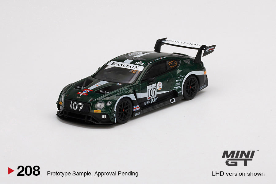 ミニカー MINI GT Bentley Continental GT3 #107 208 MINI GT #208 Bentley Continental GT3 #107 M-Sport Team
