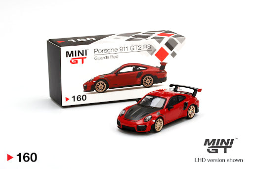 MINI GT #160 Porsche 911 GT2 RS Guards Red LHD – J Toys Hobby