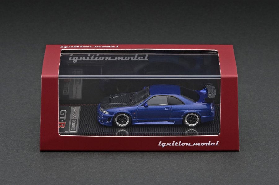 Ignition Model IG 1/64 Nissan Skyline GT-R GTR Nismo R33 Blue