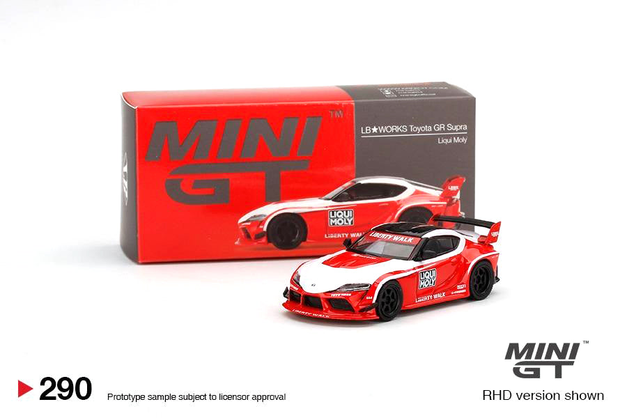 MINI GT #290 LB WORKS Toyota GR Supra Liqui Moly – J Toys Hobby