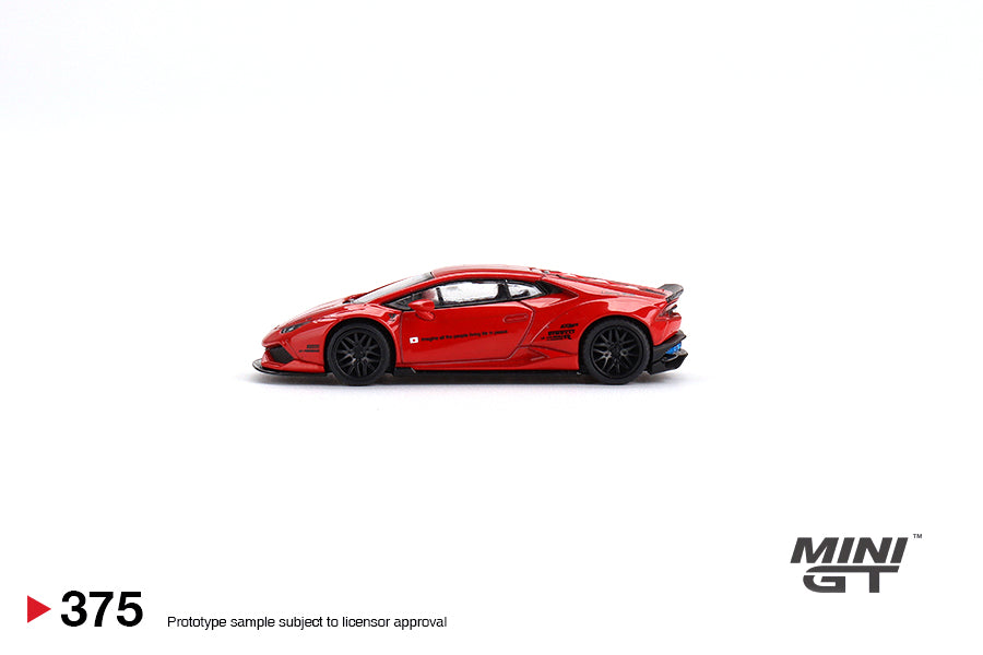 MINI GT #375 LB☆WORKS Lamborghini Huracan ver. 2 Red LHD