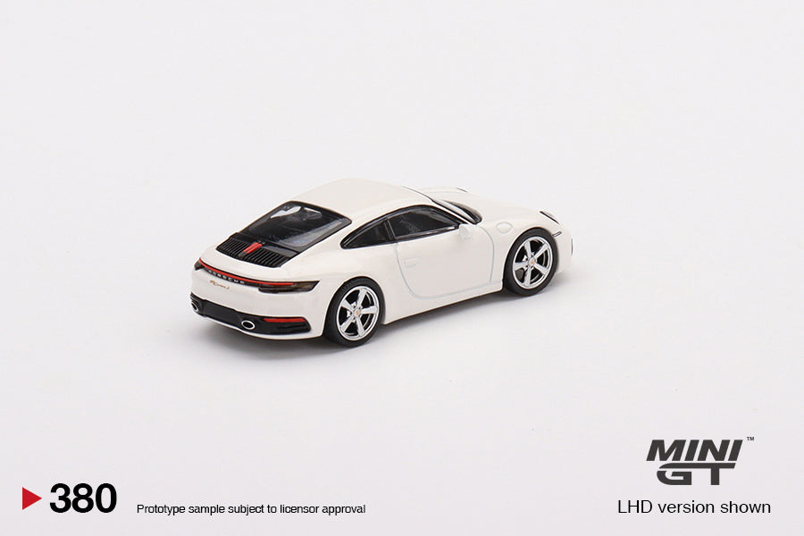 ミニカー MINI GT Porsche 911 Carrera S White 380 MiniGT 380 Porsche 911 Carrera S White – Diecastz
