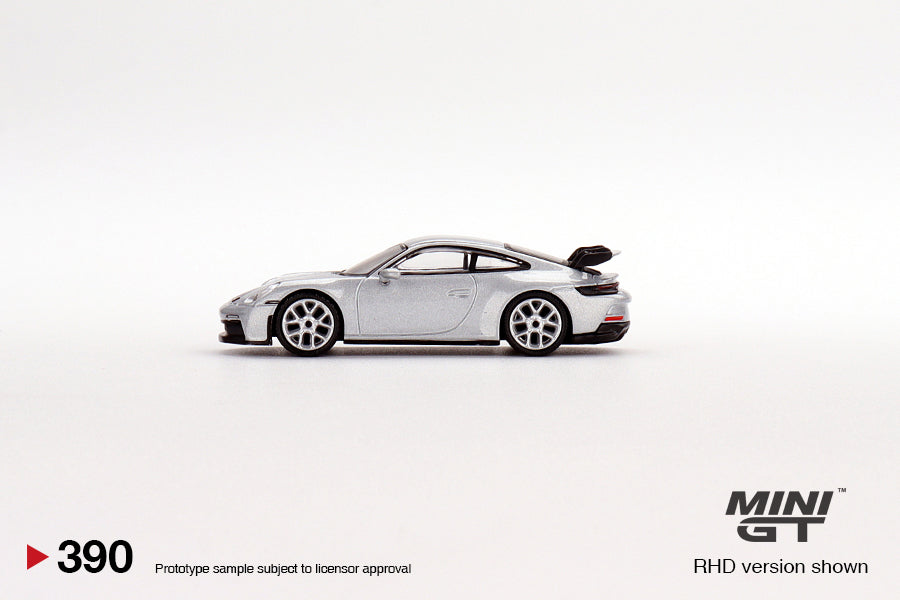 2022 MINI GT #390 Porsche 911 (992) GT3 GT Silver Metallic – J