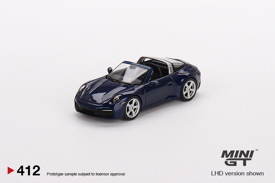 MINI GT #412 Porsche 911 Targa 4S Gentian Blue Metallic – J Toys Hobby